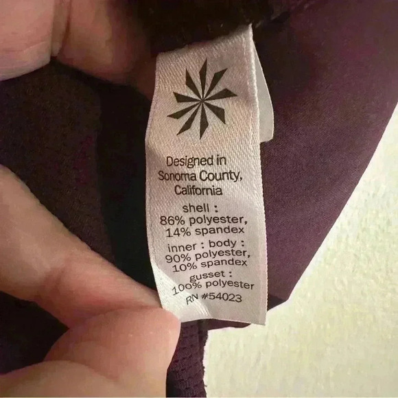 Athleta Midtown Skort Wild Bloom Purple Elastic Waist Athleisure Womens Sz 2 - Picture 6 of 13